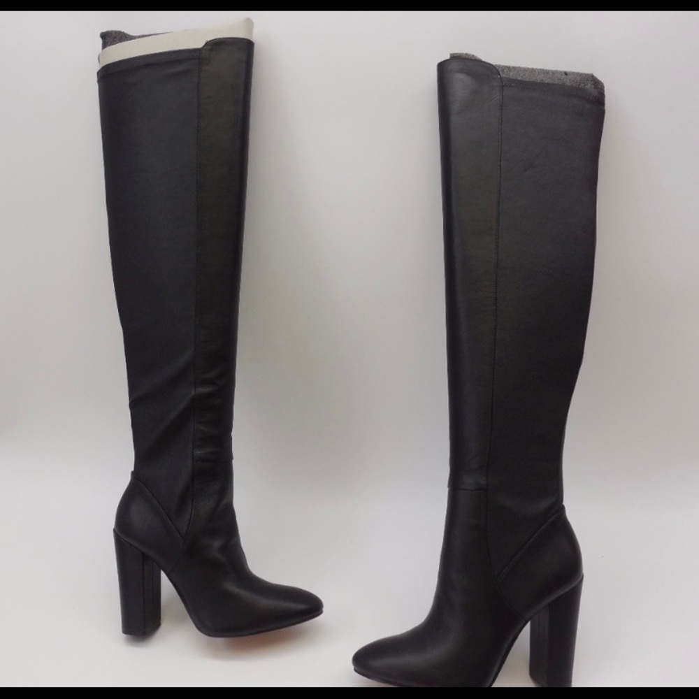 High knee leather Aldo Antella Boots